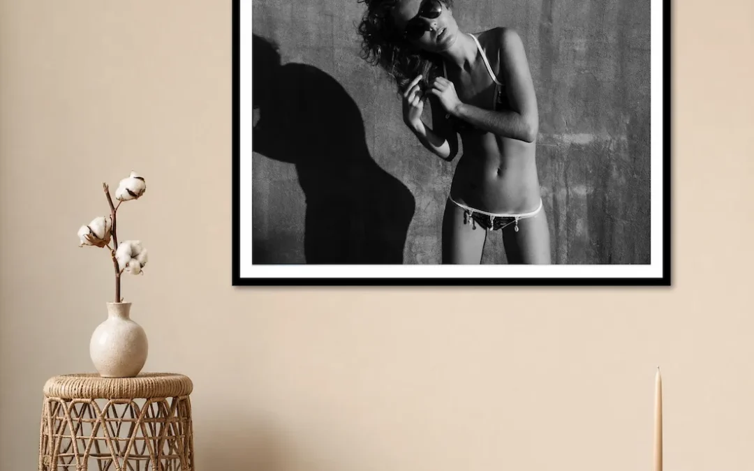 Mock up Bikini girl formentera